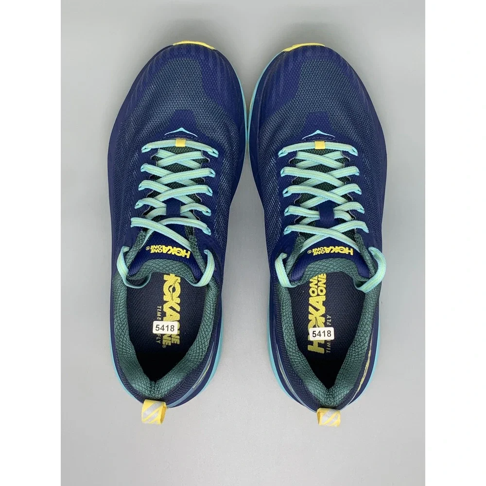 Hoka One Challenger ATR 5 Navy Blue Trail Running Shoes  Women's Sz 9